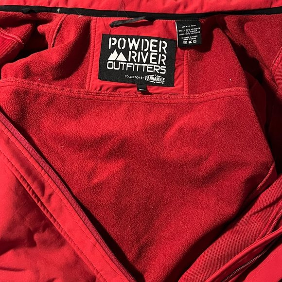 Powder River Outfitters Panhandle Slim Cowgirl Red Zip Up Jacket Coat XL - Picture 11 of 14